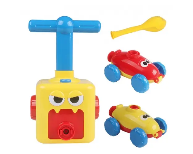 Joc pompa Balloon Car air power cu lansare inertiala