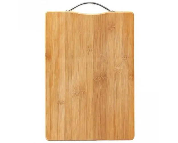 Tocator din bambus, dreptunghiular, 34 x 24 x 1.8 cm