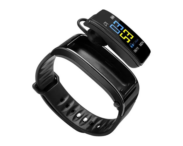 Bratara fitness 2 in 1, Smart Bracelet, cu casca Bluetooth inclusa