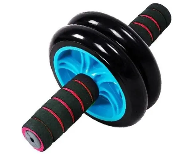Roata fitness pentru abdomene cu exercitii diversificate