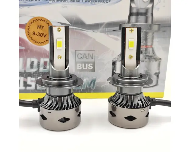 Set 2 becuri H7 Led canbus 100W, 15000 lumeni
