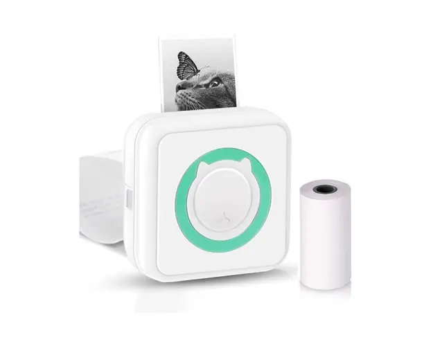 Mini imprimanta termica portabila pentru telefon, 1 rola inclusa
