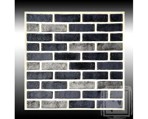 Tapet auto-adeziv 3D cu textura de caramida, 68 x 68 cm, grosime 0.60 mm