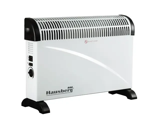 Convector electric Hausberg HB 8206, 2000 W, 3 nivele de putere, termostat reglabil,