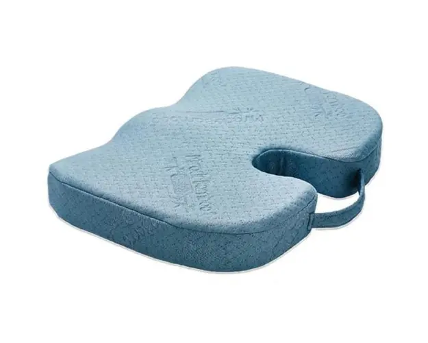 Perna confort pentru sezut Miracle Bamboo M14219, albastru