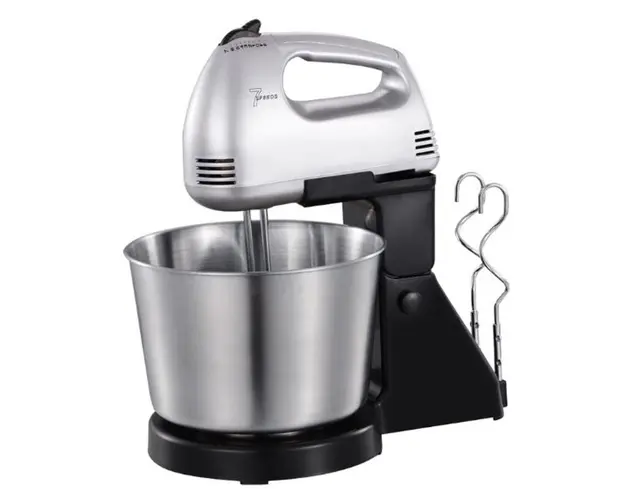 Mixer cu bol din inox, putere 350 W, 2L, inox, 7 trepte de Viteze