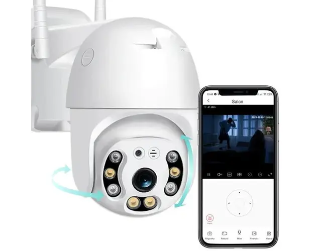 Camera supraveghere WIFI, 2MP sau 3MP, FULL HD, vedere color noaptea, Micro SD, Rotire 360, detectie forma umana