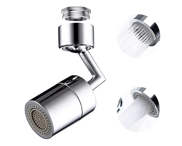 Cap de robinet rotativ, cu filtru si 2 tipuri de jet