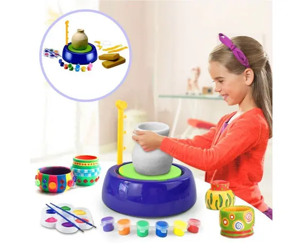 Roata Olarului, set olarit, jucarie educationala, creativa pentru copii 103
