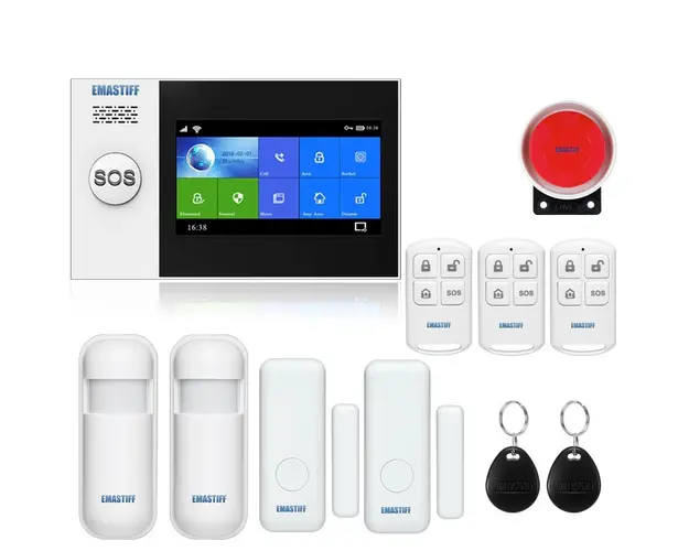 Sistem inteligent de alarma la domiciliu WiFi/GSM, compatibil Tuya, eMastiff