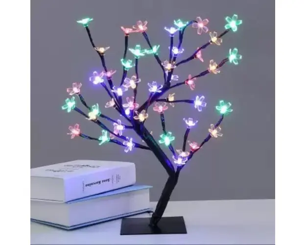 Copacel de Craciun, 36 LED Cherry, Blossom Bonsai