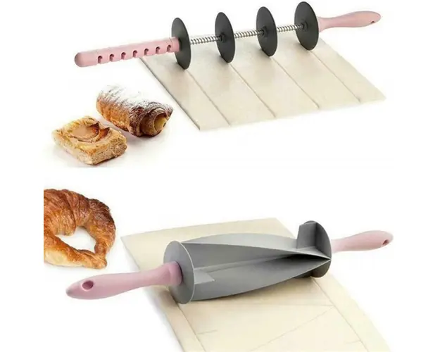 Set doua taietoare profesionale de saratele si croissante