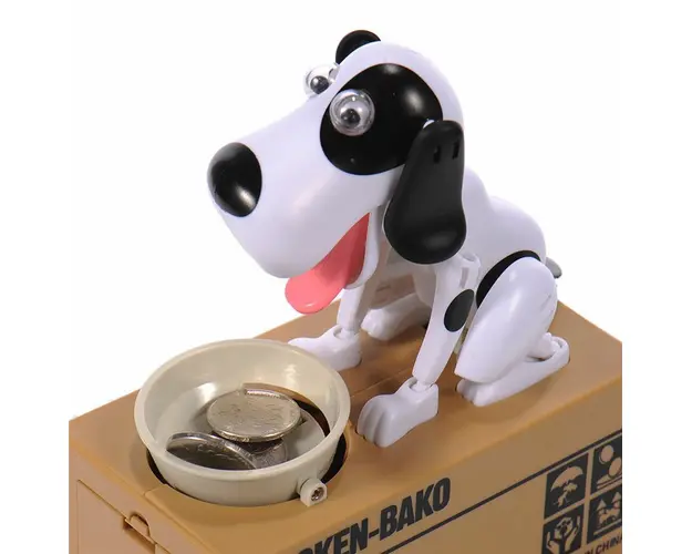 Pusculita pentru copii, catelusul infometat, Hungry Dog