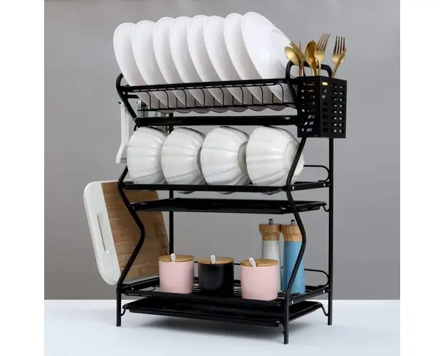 Scurgator de vase metalic, premium, cu 3 niveluri