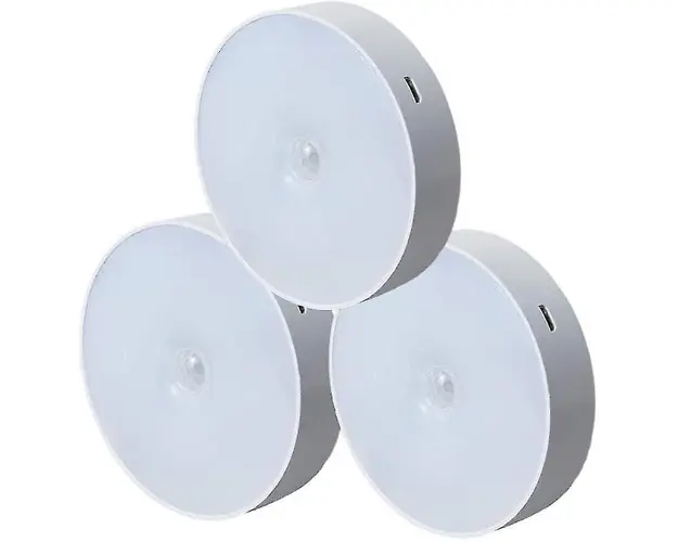 Set 3 x Lampa de veghe cu inductie, incarcare USB