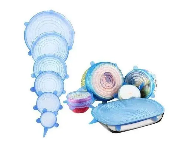 Set 6 capace flexibile din silicon, pentru caserole