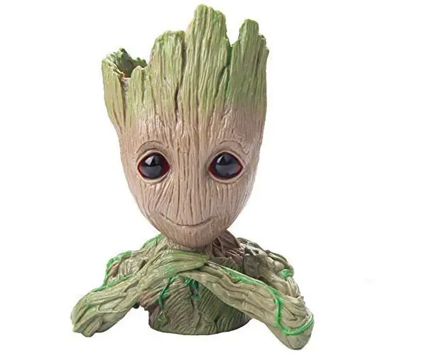 Suport figurina Grooty ganditor, ghiveci plante