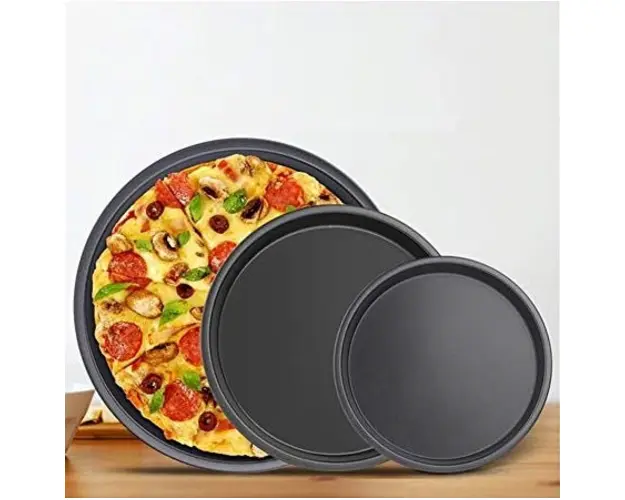 Set 3 tavi pentru pizza din teflon