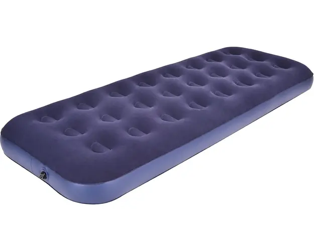 Saltea gonflabila pentru camping, plaja, 2 persoane, PVC si catifea