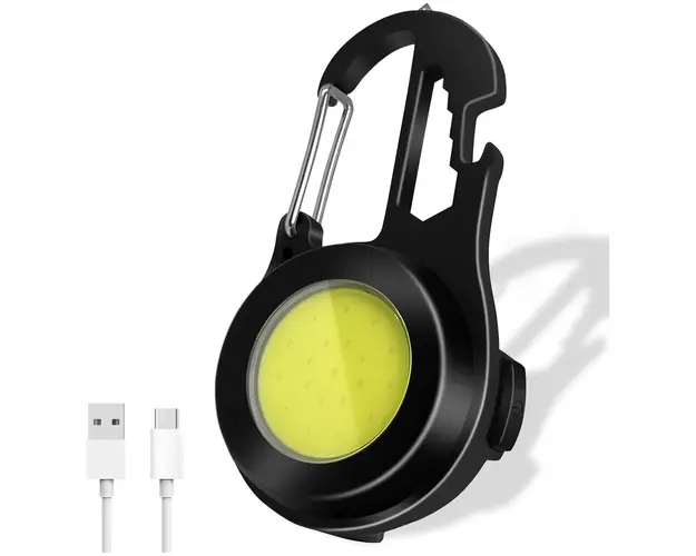 Breloc cu lanterna Q D910 LED COB multifunctional