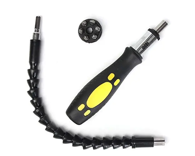 Set extensor flexibil pentru bormasini, surubelnita si biti, Snake Bit