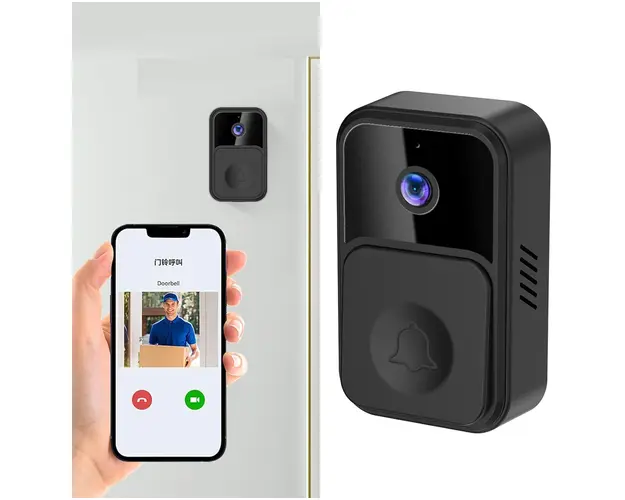 Sonerie interfon wireless inteligenta, camera HD, vedere de noapte