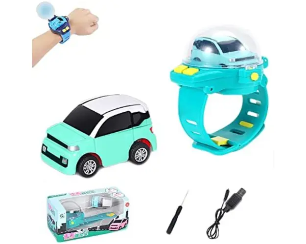 Masinuta de jucarie cu control prin ceas, incarcare usb, diferite culori