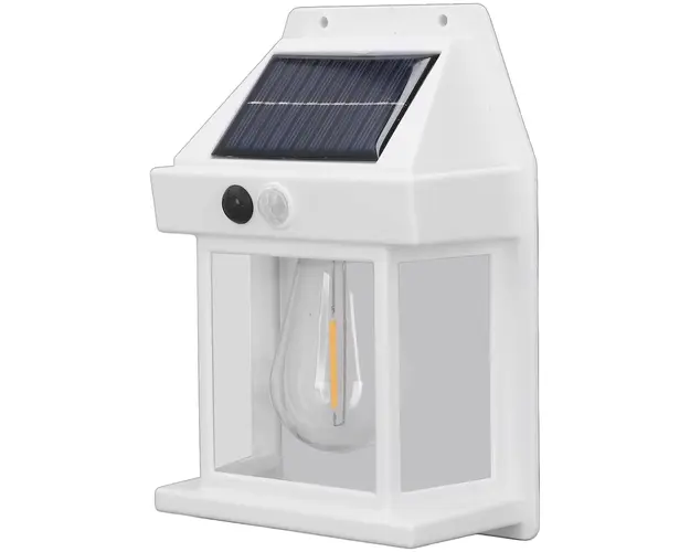 Lampa solara bec de perete LED cu senzor de miscare