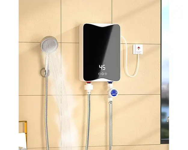 Boiler electric instant pentru apa calda, fara rezervor, cu afisaj digital, 5500W