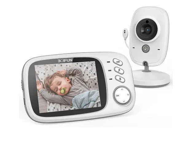 Camera supraveghere bebelus, cu monitor wireless, infrarosu, senzor temperatura