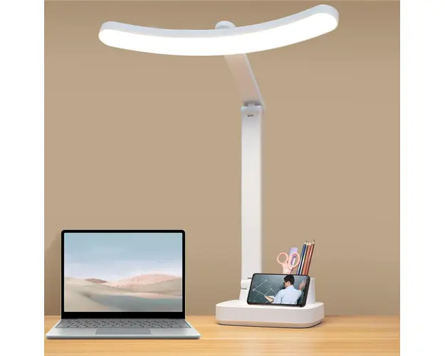 Lampa de birou cu LED, pliabila si cu protectie pentru ochi