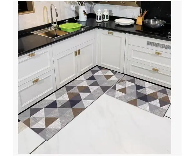 Set 2 covoare de bucatarie, antiderapant, 50x60cm, 50x120cm,