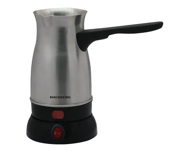Ibric electric pentru cafea Hausberg HB-3815, Putere 800W, Capacitate 500 ml, Inox