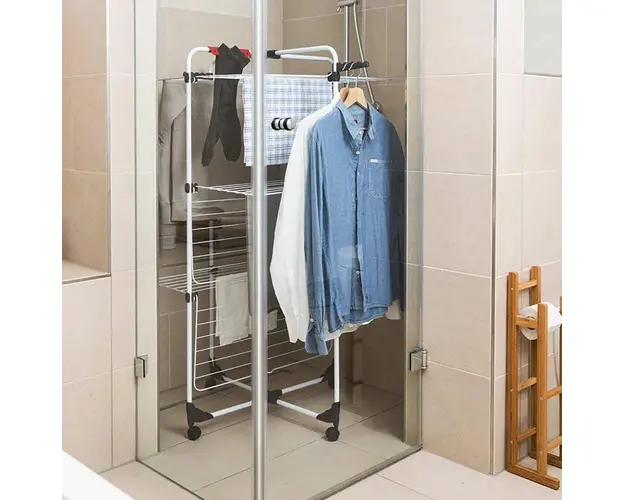 Uscator rufe vertical, mobil, suport umerase, suprafata uscare 30m