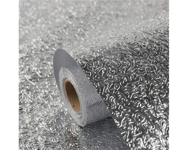 Folie de aluminiu autoadeziva bucatarie 60 x 300 cm