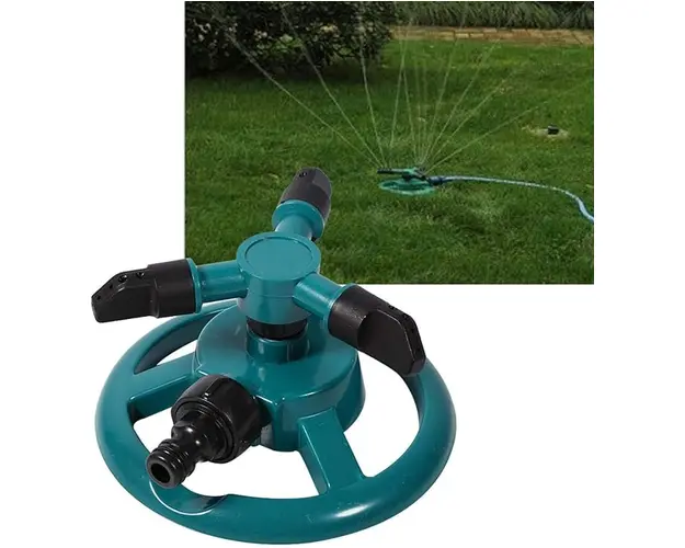 Stropitoare rotativa cu 3 brate reglabila pentru gazon