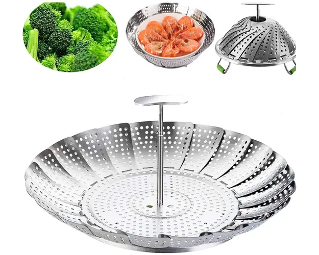 Sita din inox pentru gatit la aburi