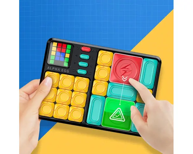 Joc Klotski de gandire logica, blocuri magnetice, slide game, electronic cu sistem AI integrat