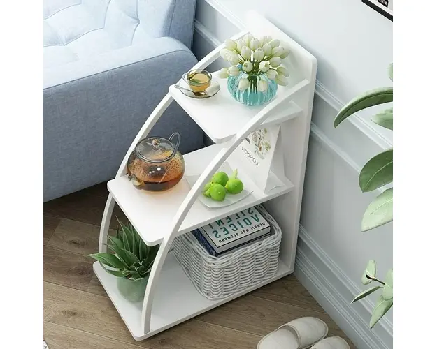 Masa laterala pentru canapea din PVC pentru living, 77.5 x 28.5 x 49.5cm