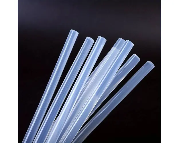 Set 10 baghete de silicon pentru pistolul de lipit, 11mm, 19cm