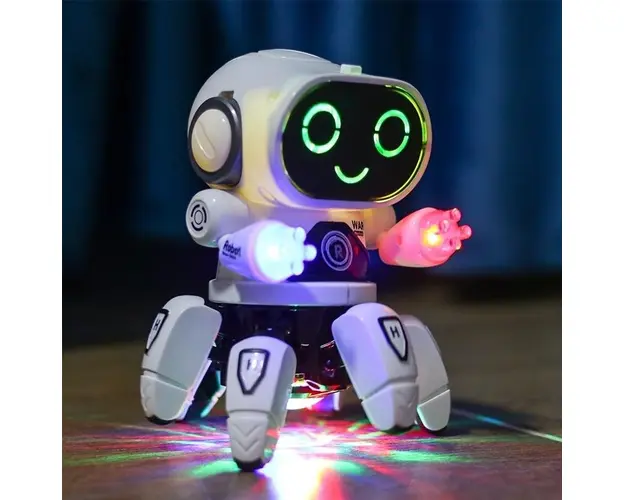 Robot interactiv pentru copii, cu LED, danseaza si canta