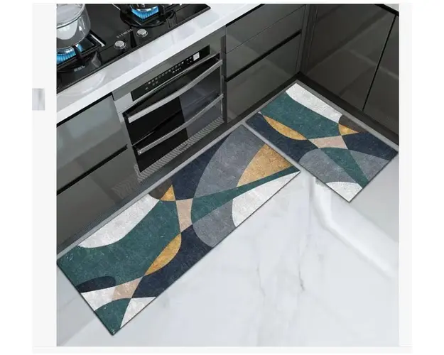 Set 2 covoare de bucatarie, antiderapant, 50x60cm, 50x120cm,