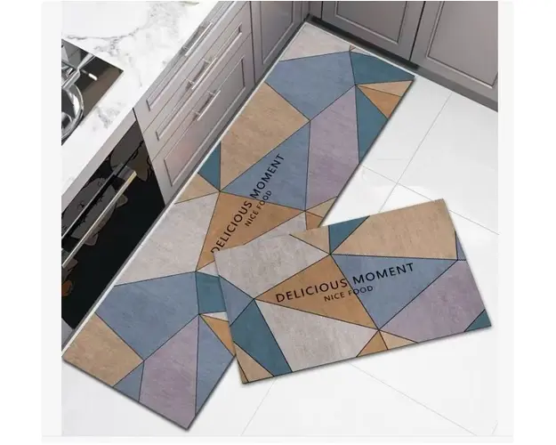 Set 2 covoare de bucatarie, antiderapant, 50x60cm, 50x120cm,