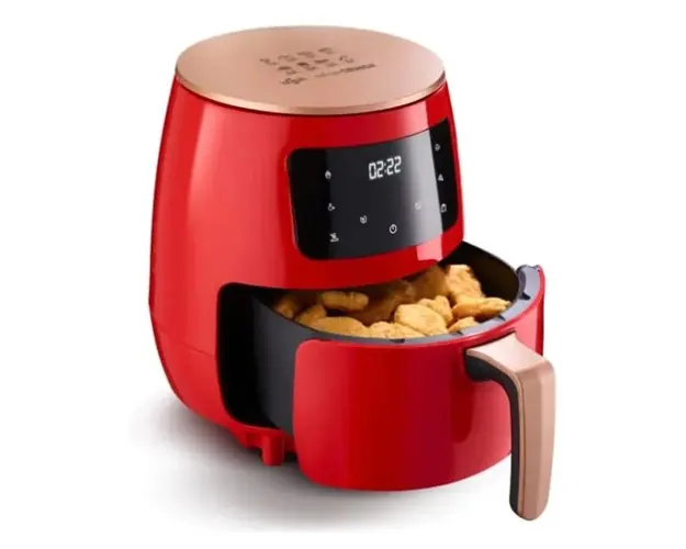 Friteuza cu aer cald, S-18 Air Fryer, 2400W, afisaj digital, LCD Touch control