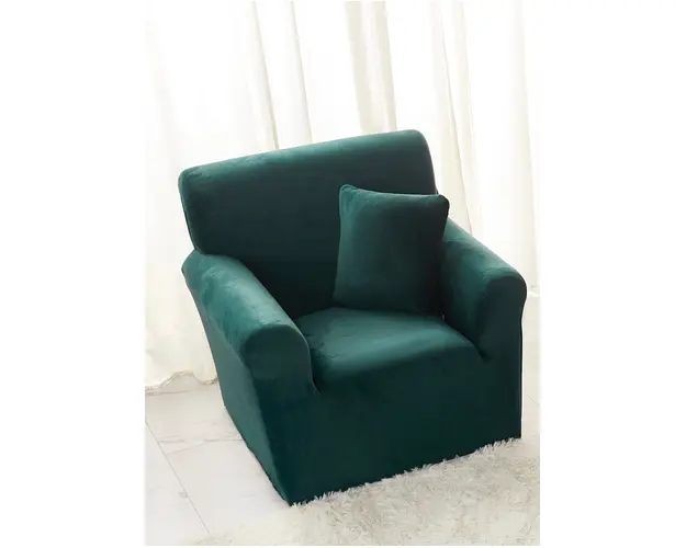 Husa elastica pentru fotoliu, din catifea, 90 x 130 cm