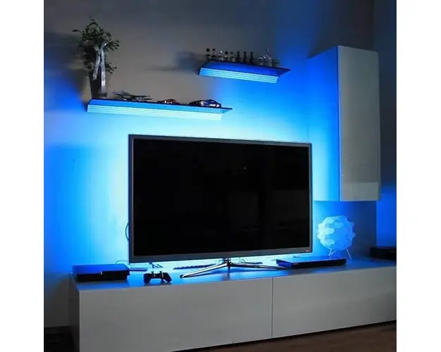 Banda LED Ambilight pentru iluminare fundal TV cu telecomanda si alimentare USB