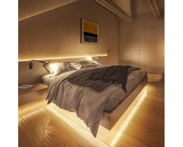 Kit banda led RGB cu 2 senzori programabili Iluminare pat
