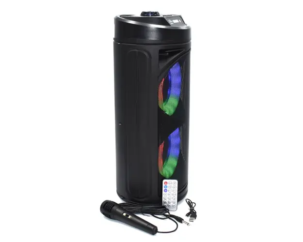 Boxa portabila Wireless ZQS 6212 30W LED, telecomanda, microfon