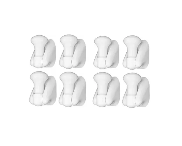 Set 8 mini-becuri reglabile cu led fara fir cu intrerupator Handy Bulb