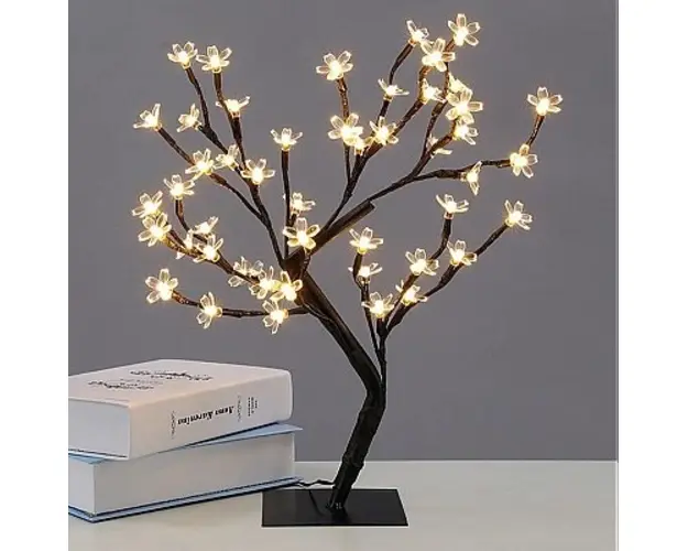 Copacel de Craciun, 36 LED Cherry, Blossom Bonsai